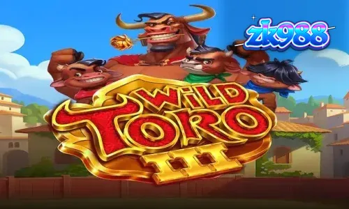 Tampilan visual permainan slot Wild Toro 3 dengan latar belakang jalanan Spanyol yang ikonik.